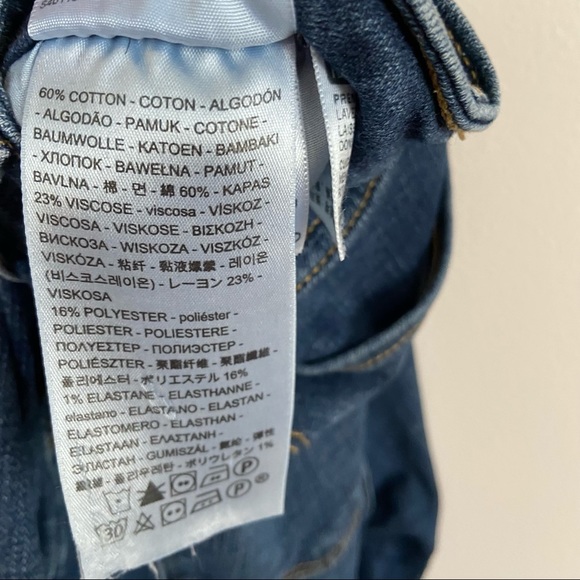 Levi's 721 High Rise Skinny Jeans Size 27 - Picture 5 of 7